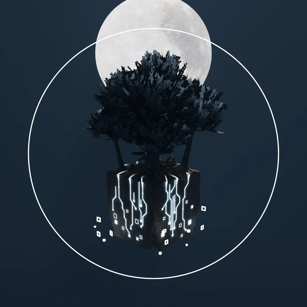 The finished emblem, from the making clip