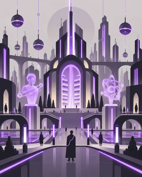 Automata concept study: Great hall holograms
