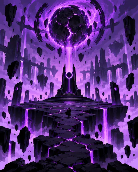 The Outer Nether concept study: Stairway to the black sun